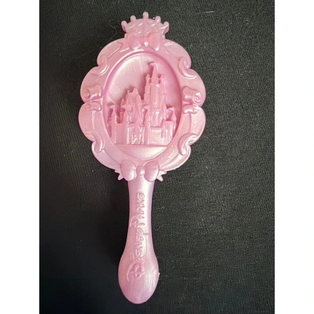 Disney‎ Parks Rapunzel Pink Castle Hairbrush Tangled Princess Souvenir Accessory
